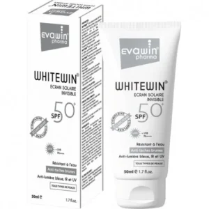 evawin whitewin ecran solaire invisible antitache spf 50 50ml 1