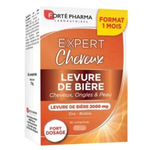 forte pharma expert cheveux levure de biere 56 comprimes 1