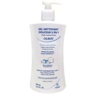 gilbert gilbert gel nettoyant douceur 3en 1 400ml change bebe 1