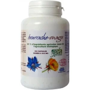 gph diffusion onagre bourrache bio 200 capsules 1