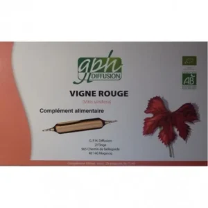 gph diffusion vigne rouge bio 20 ampoules 1 1