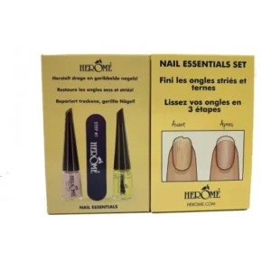 herome nail essentials kit pour ongles secs et stries 1