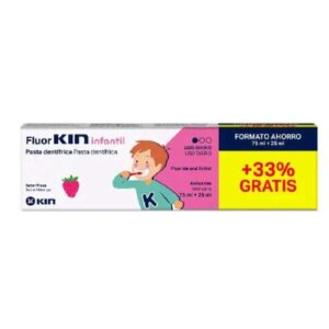 kin kin dentifrice fluor enfant fraise 75ml 25 ml dentifrices enfants 1