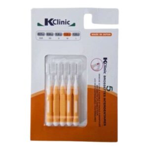 kin kin kclinic brossettes interdentaires orange 12 mm 5 unites brossettes interdentaires et accessoires 1