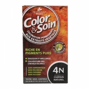 les 3 chenes color soin coloration permanente extraits vegetaux 4n chatain naturel 1 1