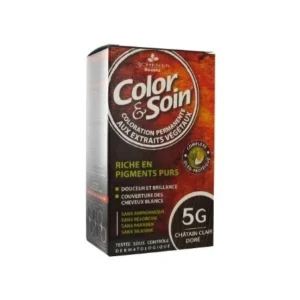 les 3 chenes color soin coloration permanente extraits vegetaux 5g chatain clair dore 1 1