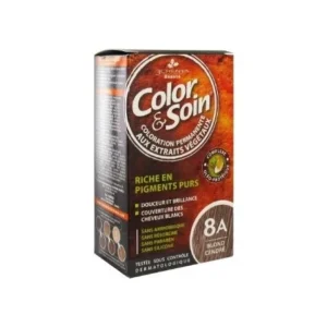 les 3 chenes color soin coloration permanente extraits vegetaux 8a blond cendre 1