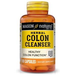 mason natural mason natural herbal colon cleanser 100 capsules complements alimentaires 1