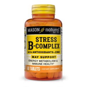 mason natural mason natural stress b complex antioxidant plus zinc 60 comprimes bien etre et equilibre emotionnel 1