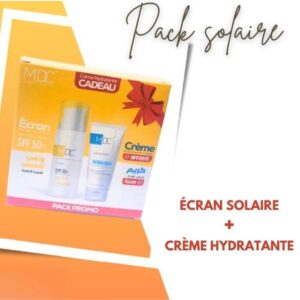 mdc pack synergy ecran solaire spf 50 peaux grasses 50 ml creme hydratante offerte 1