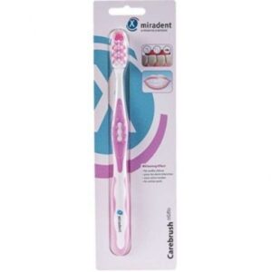 miradent miradent care brush brosse a dents eclaircissante rose brosses a dents adultes 1