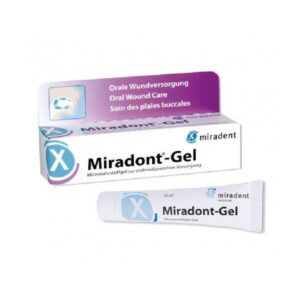 miradent miradent gel soin des plaies buccales 15 ml dentifrices gencives sensibles 1