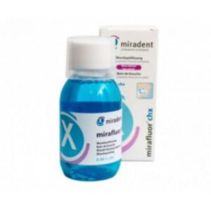 miradent miradent mirafluor chx bain de bouche 100 ml bain de bouche 1
