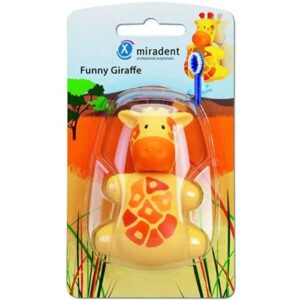 miradent miradent porte brosse a dent funny girafe brosses a dents enfants 1