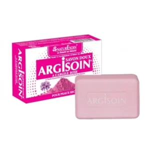 naturesoin argisoin savon doux a largile rose 125g 1