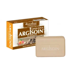 naturesoin argisoin savon doux au ghassoul 125g 1