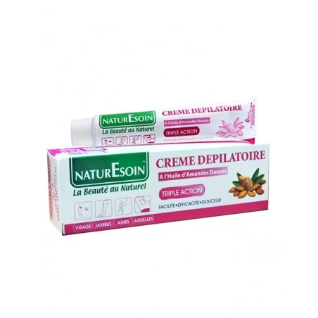 naturesoin creme depilatoire a lhuile damandes douces 50 ml 1