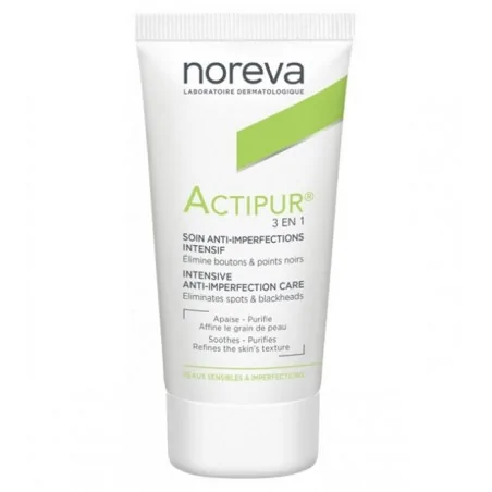 noreva actipur 3en1 soin anti imperfections correcteur intensif 30 ml 1