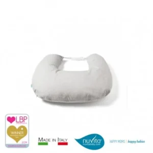 nuvita coussin d allaitement feedfriend gris blanc 1