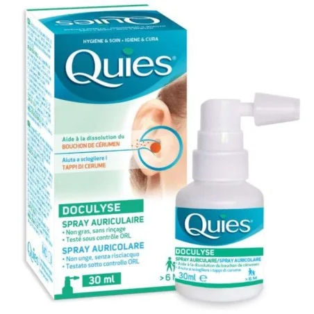 quies doculyse anti bouchon de cerumen spray 30ml 1