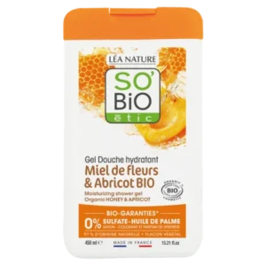 so bio gel douche miel abricot 450ml 1 1