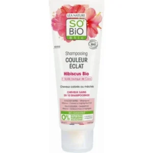 so bio shampoing couleur eclat hibiscus 250ml 1