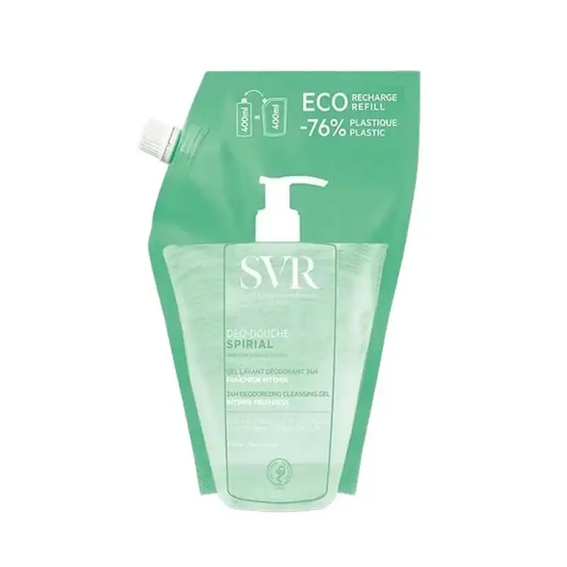 svr spirial deo douche eco recharge gel lavant deodorant 24h 400ml 1
