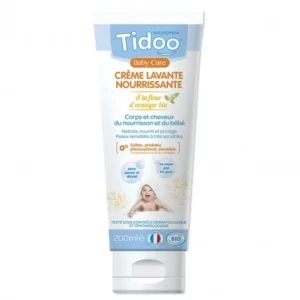 tidoo creme lavante nourrissante a la fleur doranger 200ml 1