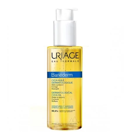 uriage bariederm cica huile dermatologique vergetures marques 100ml 1