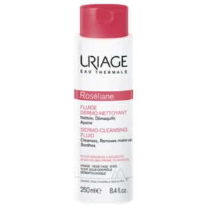 uriage roseliane fluide dermo nettoyant apaisant 250ml nettoie demaquille apaise 1