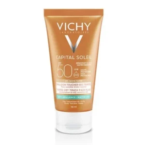vichy ideal soleil creme anti brillance teintee toucher sec 50 ml ideal soleil lait apaisant apres soleil 100 ml offert 1