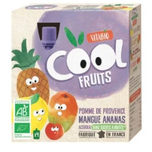 vitabio pomme mangue anans acerola 4 x 90 g 1