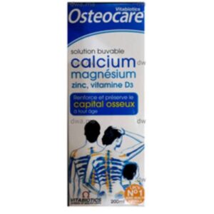 vitabiotics vitabiotics osteocare calcium magnesium zinc et vitamine d3 solution buvable 200ml complements anti age 1