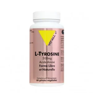 vital plus l tyrosine 500mg 60 gelules 1