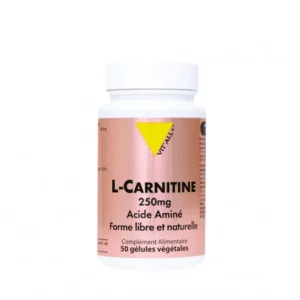 vitall l carnitine 250mg 50 gelules 1