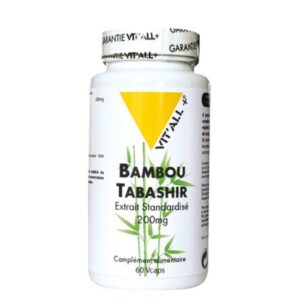 vitall vitall bambou tabashir biologique 200 mg 60 gelules articulations et crampes 1