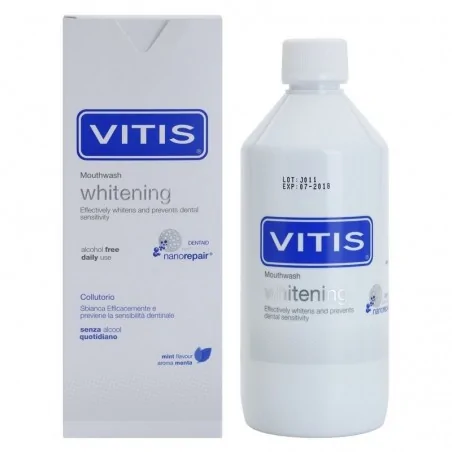 vitis bain de bouche blancheur whitening 500ml 1
