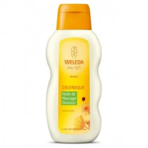 weleda bebe huile de massage douceur bio 200ml 1
