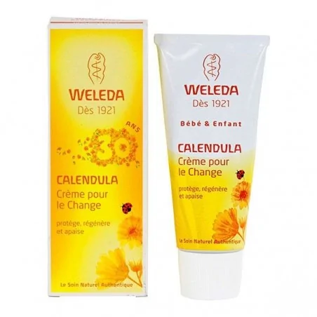 weleda creme bebe pour le change bio 75ml 1