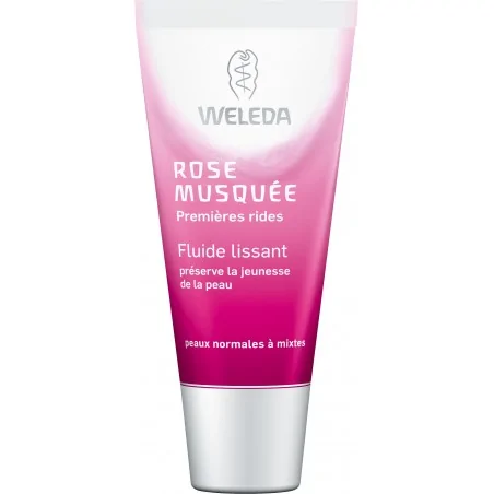 weleda fluide lissant a la rose musquee bio 30ml 1