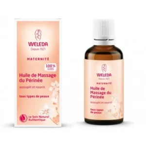 weleda huile de massage du perinee bio 50ml 1