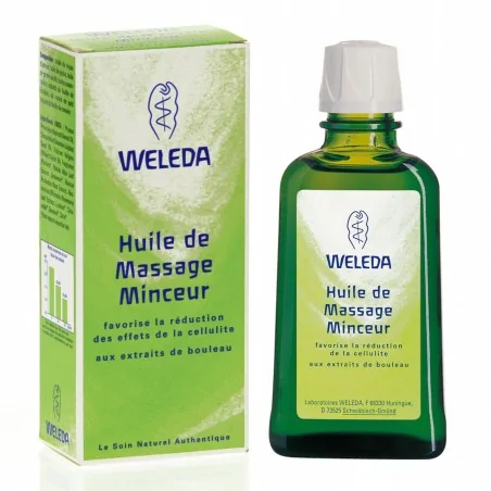 weleda huile de massage minceur bio 100ml 1