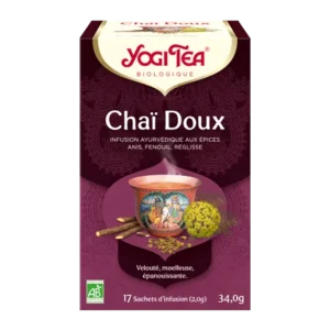 yogi tea chai doux 17 x2g anis fenouil reglisse cardamome gingembre 1