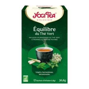 yogi tea equilibre du the vert 17x 2g the vert fleurs de sureau citronnelle kombucha 1
