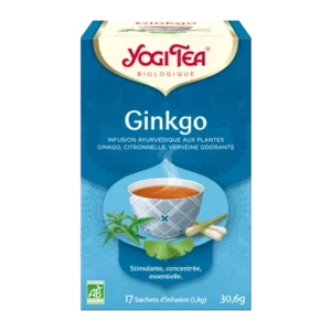 yogi tea ginkgo 17x2g ginkgo gingembre citronnelle verveine odorante basilic 1
