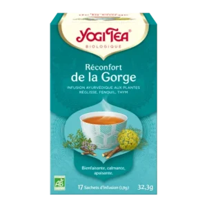 yogi tea reconfort de la gorge 17x2g reglisse fenouil thym cannelle 1