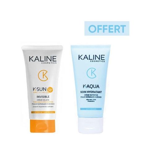 Kaline Ecran Solaire invisible spf50+ avec Cold Cream Offert (50 ml+50ml)