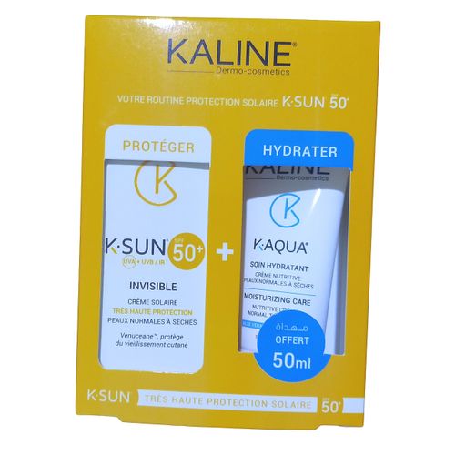 Kaline K-SUN invisible (50spf+) + (Soin hydratant offert)