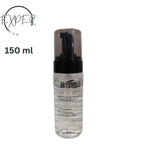 RAYONNELLE  Mousse Nettoyante Visage Hydratante 150ml – Soin Doux, Anti-Impuretés, Éclat Naturel