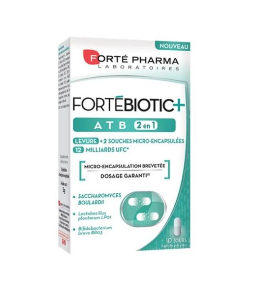 FORTE PHARMA FORTĂBIOTIC+ ATB 10 GĂ©lules â Couleur naturelle et soin Ă©clatant